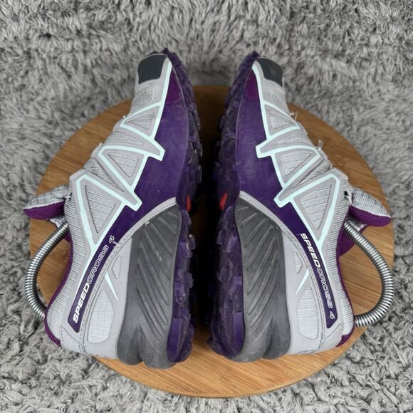 Salomon Shoes Women's 9 SpeedCross 4 Trail Running Sneakers - Picture 5 of 9